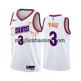 Maglia NBA Phoenix Suns CHRIS PAUL 3 ASSOCIATION EDITION 2023-2024 Bianco Swingman - Uomo